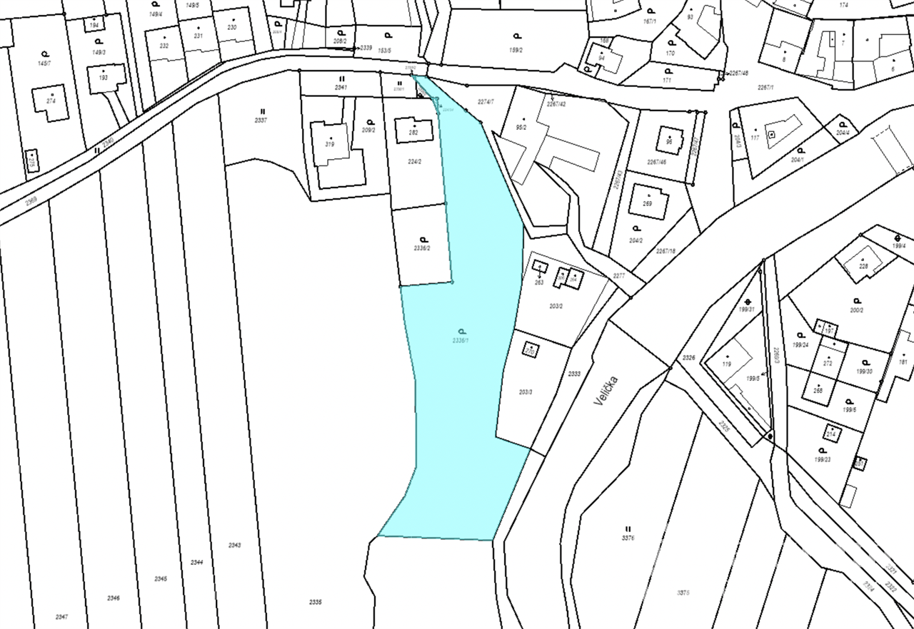 Prodej stavebního pozemku 4996 m2, Hranice