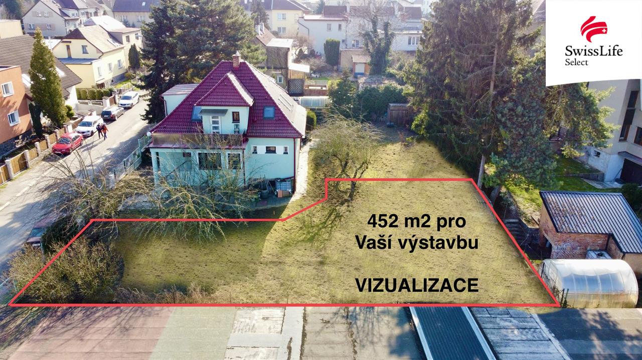 Prodej stavebního pozemku 452 m2 Plzeň