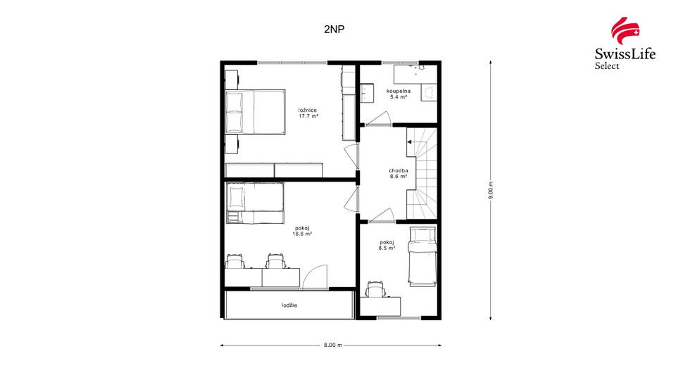 Prodej rodinného domu 122 m2, Skalka