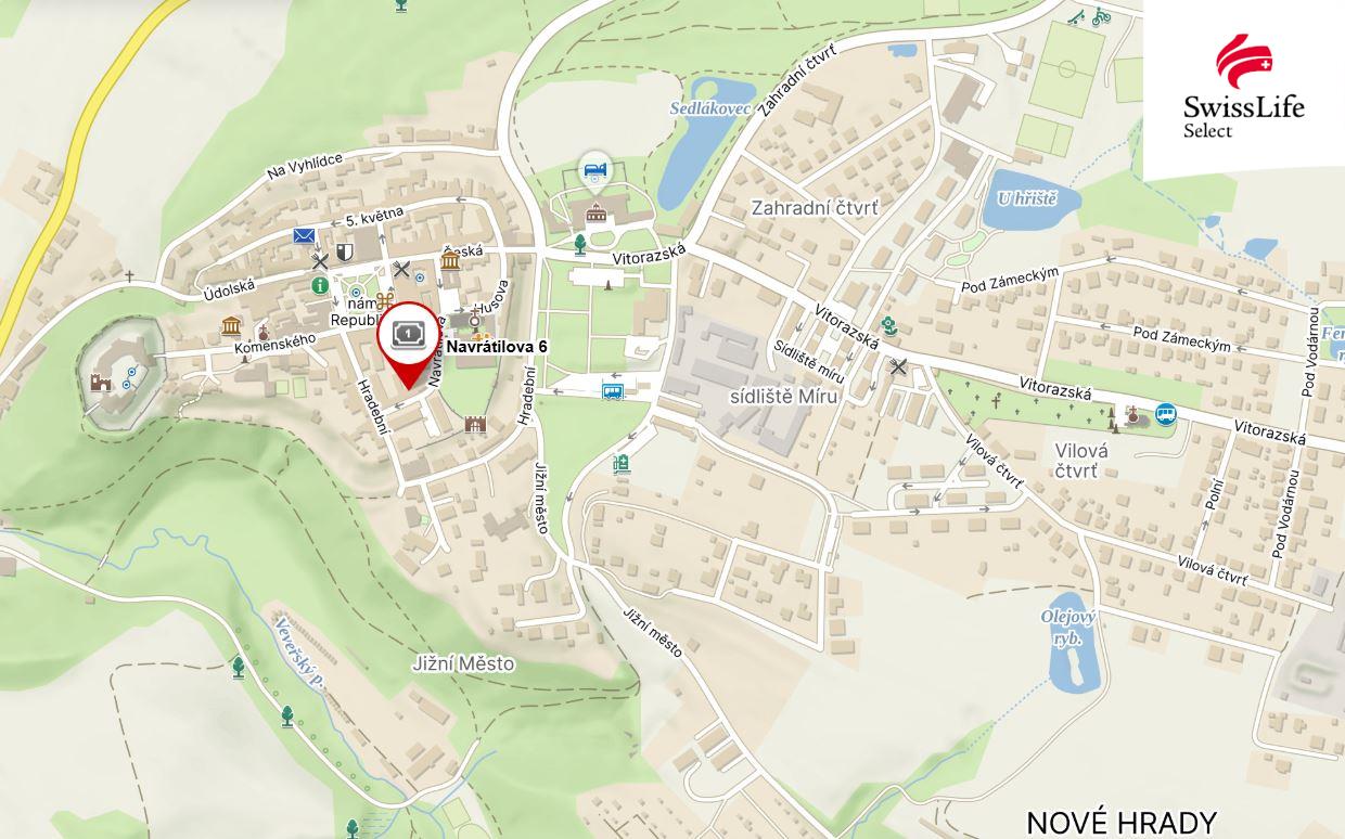 Prodej bytu 3+1 107 m2 Navrátilova, Nové Hrady