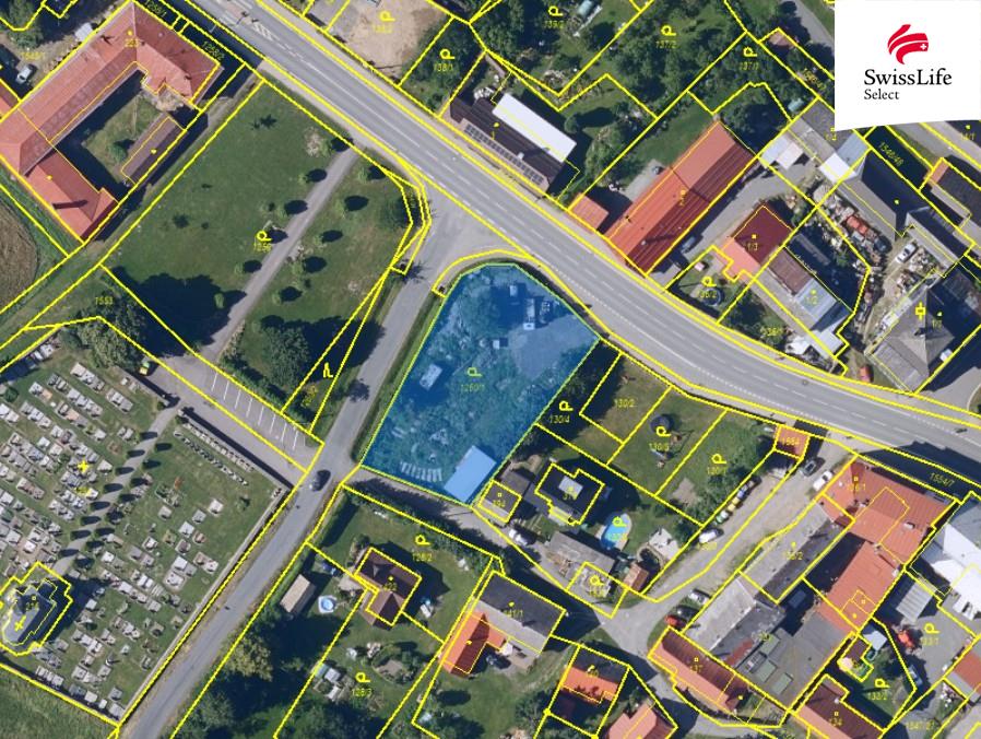 Prodej stavebního pozemku 1339 m2, Vojnův Městec