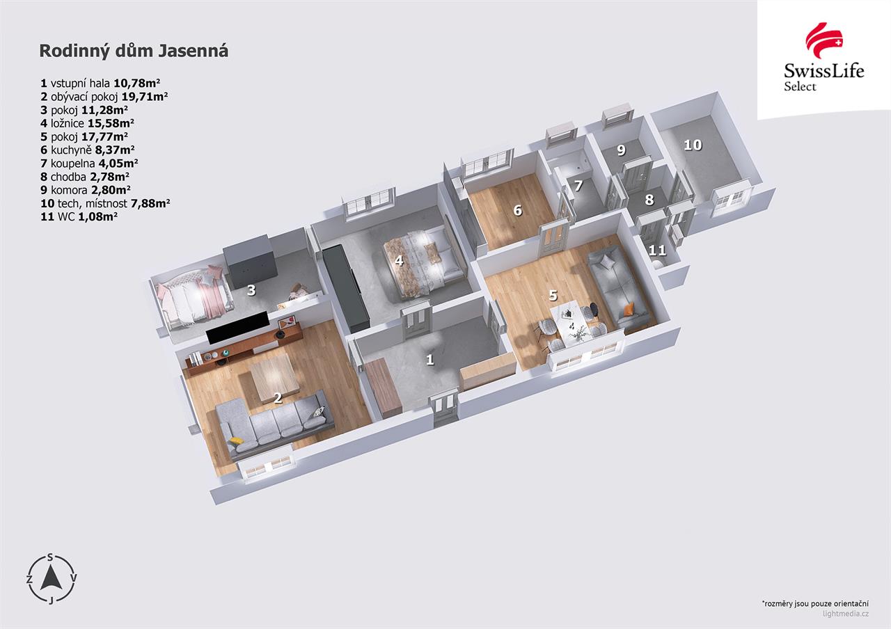 Prodej rodinného domu 133 m2, Jasenná