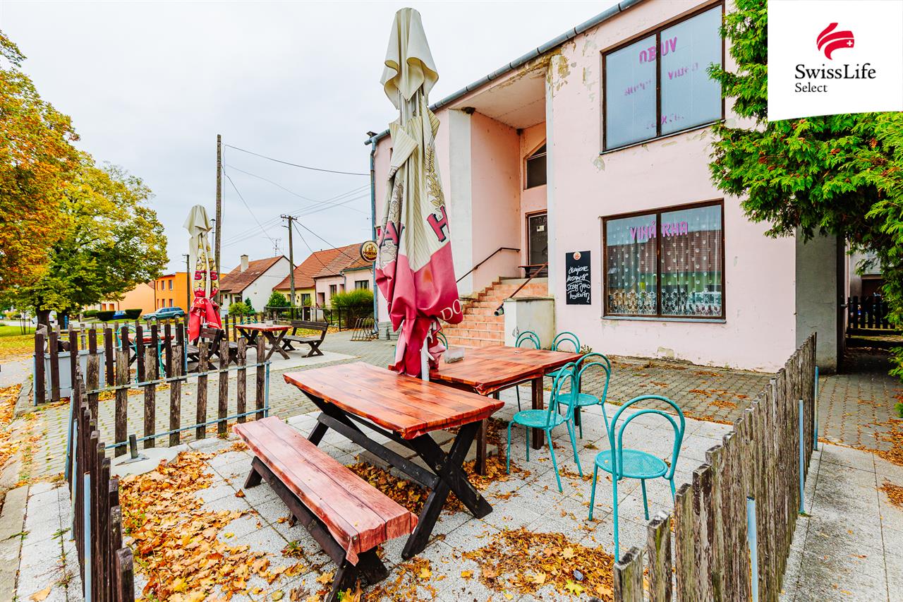 Prodej restaurace 267 m2, Hostěradice