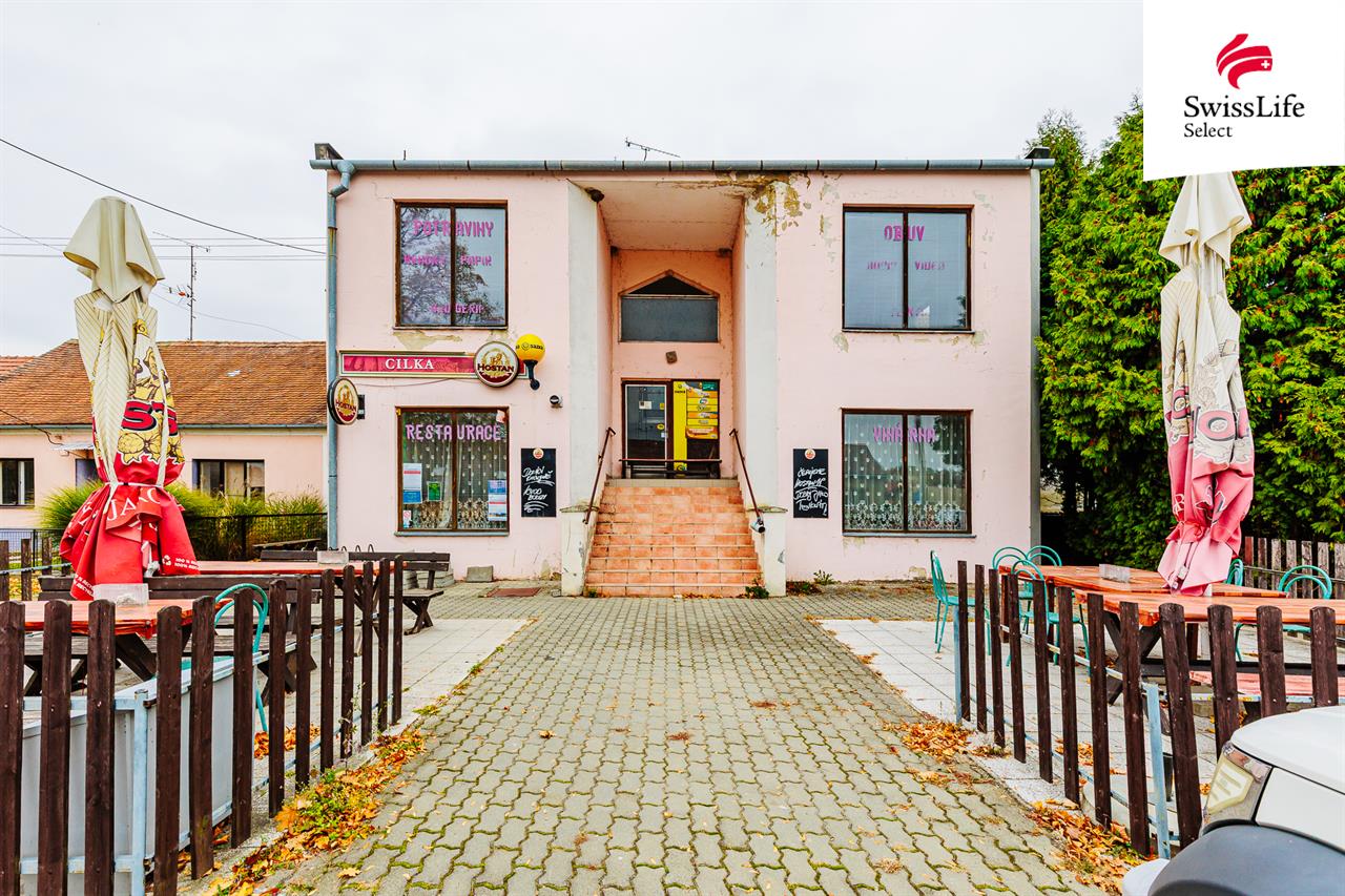 Prodej restaurace 267 m2, Hostěradice