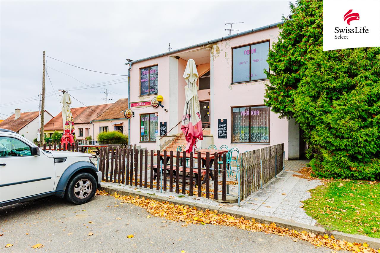 Prodej restaurace 267 m2, Hostěradice