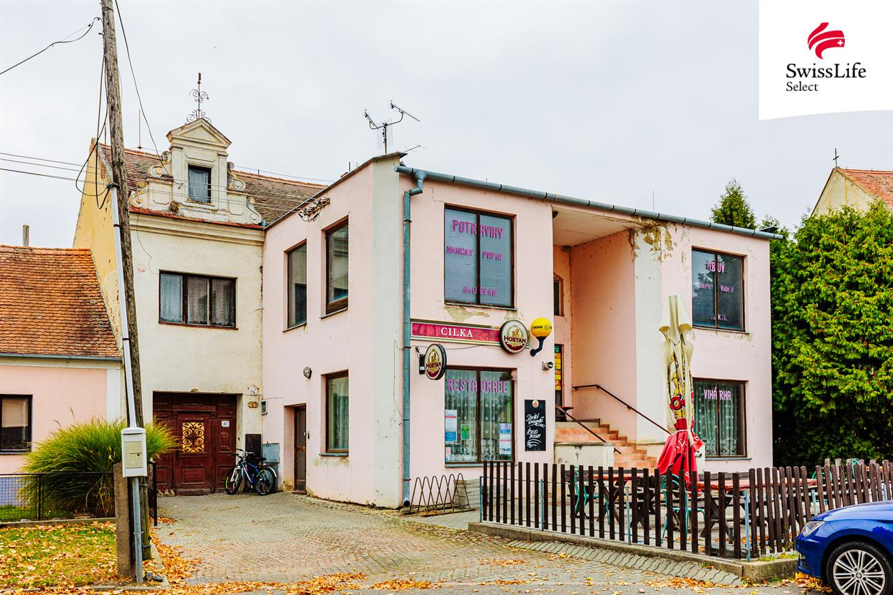 Prodej restaurace 267 m2, Hostěradice