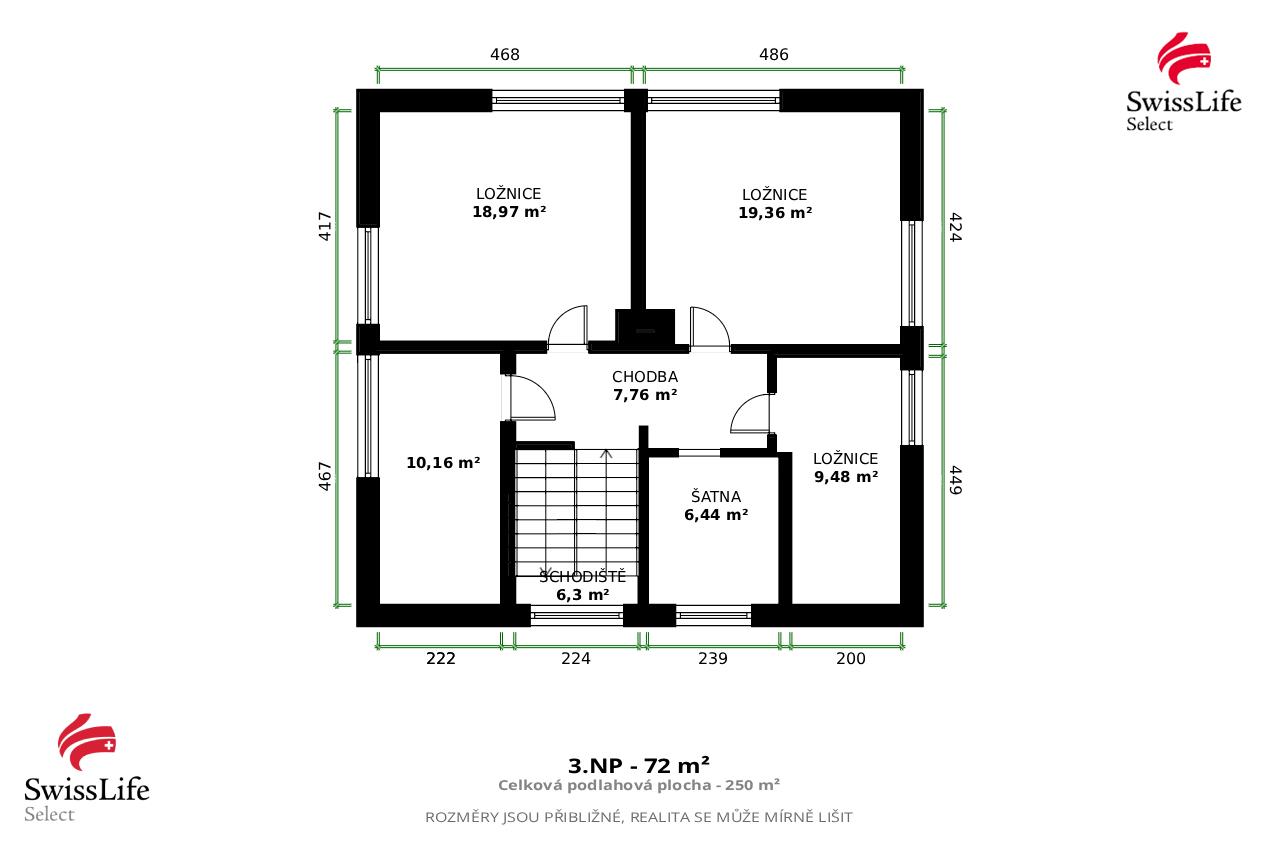 Prodej rodinného domu 249 m2 Spojovací, Pyšely