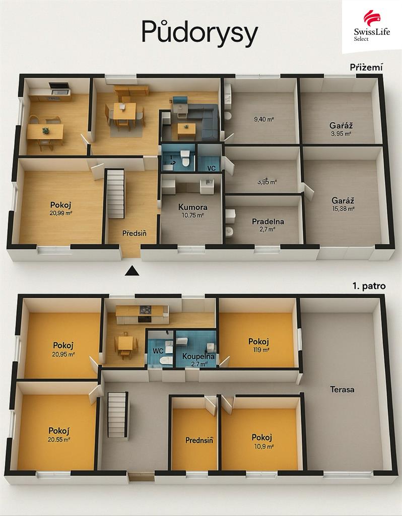 Prodej rodinného domu 338 m2, Lampertice