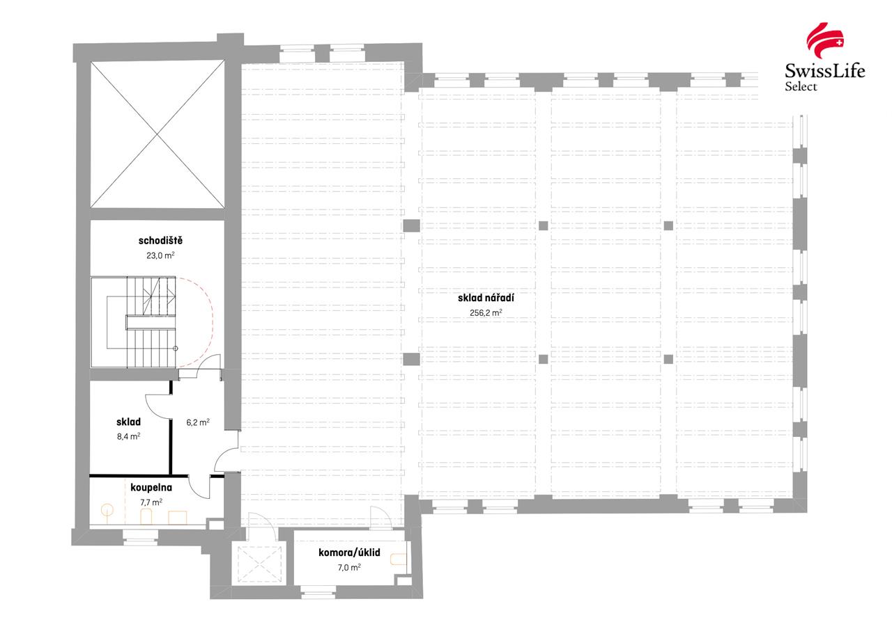 Prodej skladového prostoru 1400 m2, Sulejovice