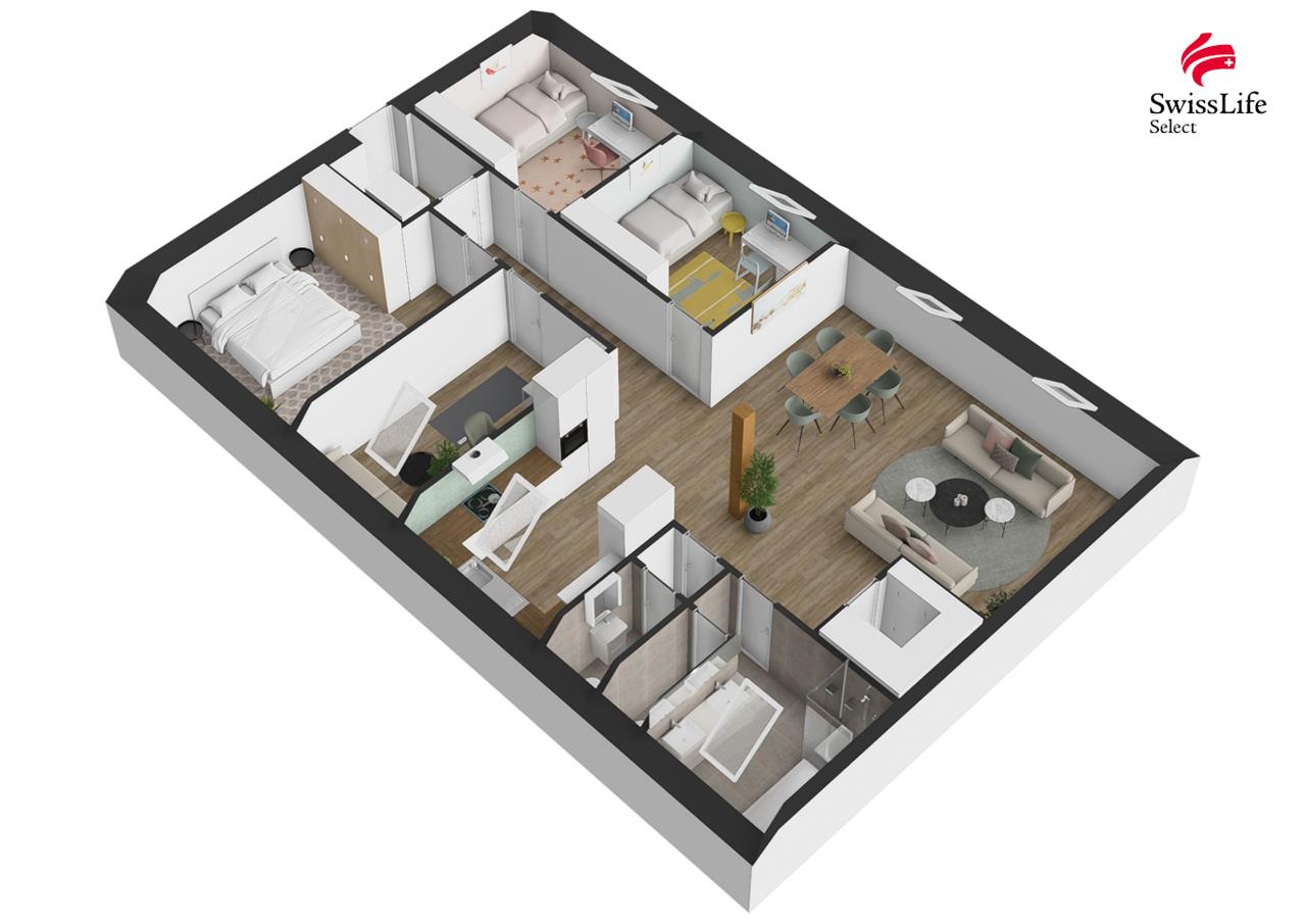 Prodej bytu 5+kk 125 m2 K Poli, Plzeň