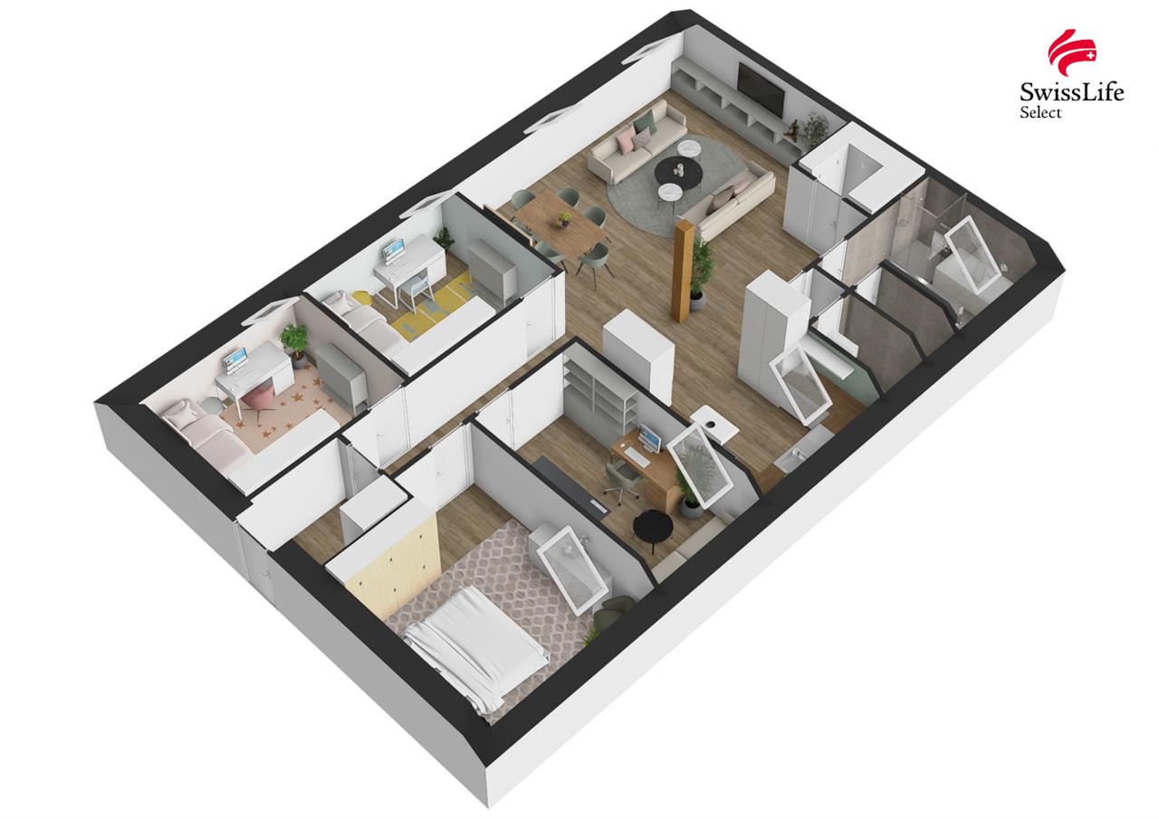 Prodej bytu 5+kk 125 m2 K Poli, Plzeň