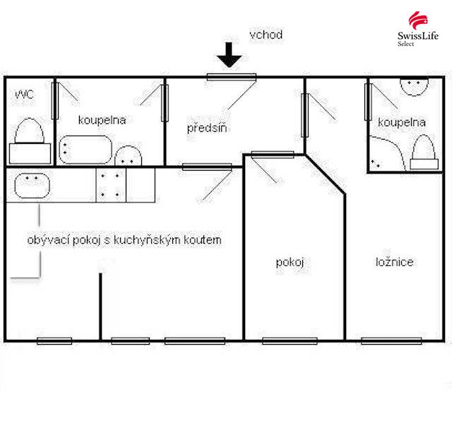 Prodej bytu 3+kk 81 m2 Na Jíkalce, Plzeň