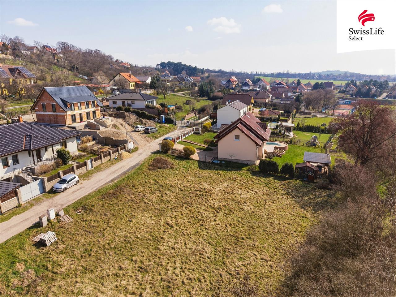 Prodej stavebního pozemku 1054 m2, Kly