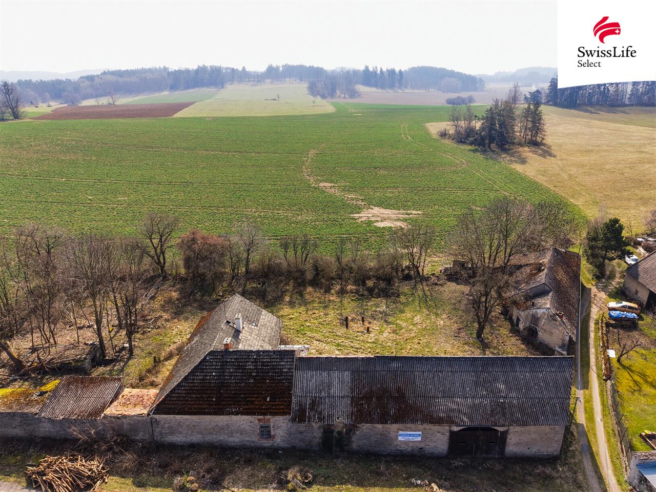 Prodej stavebního pozemku 2851 m2, Vrchotovy Janovice