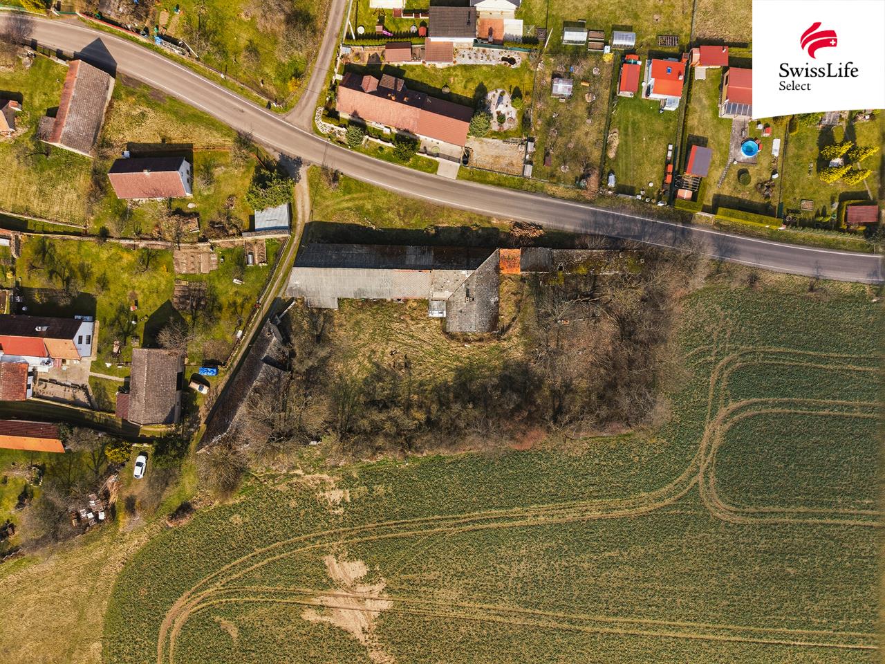 Prodej stavebního pozemku 2851 m2, Vrchotovy Janovice