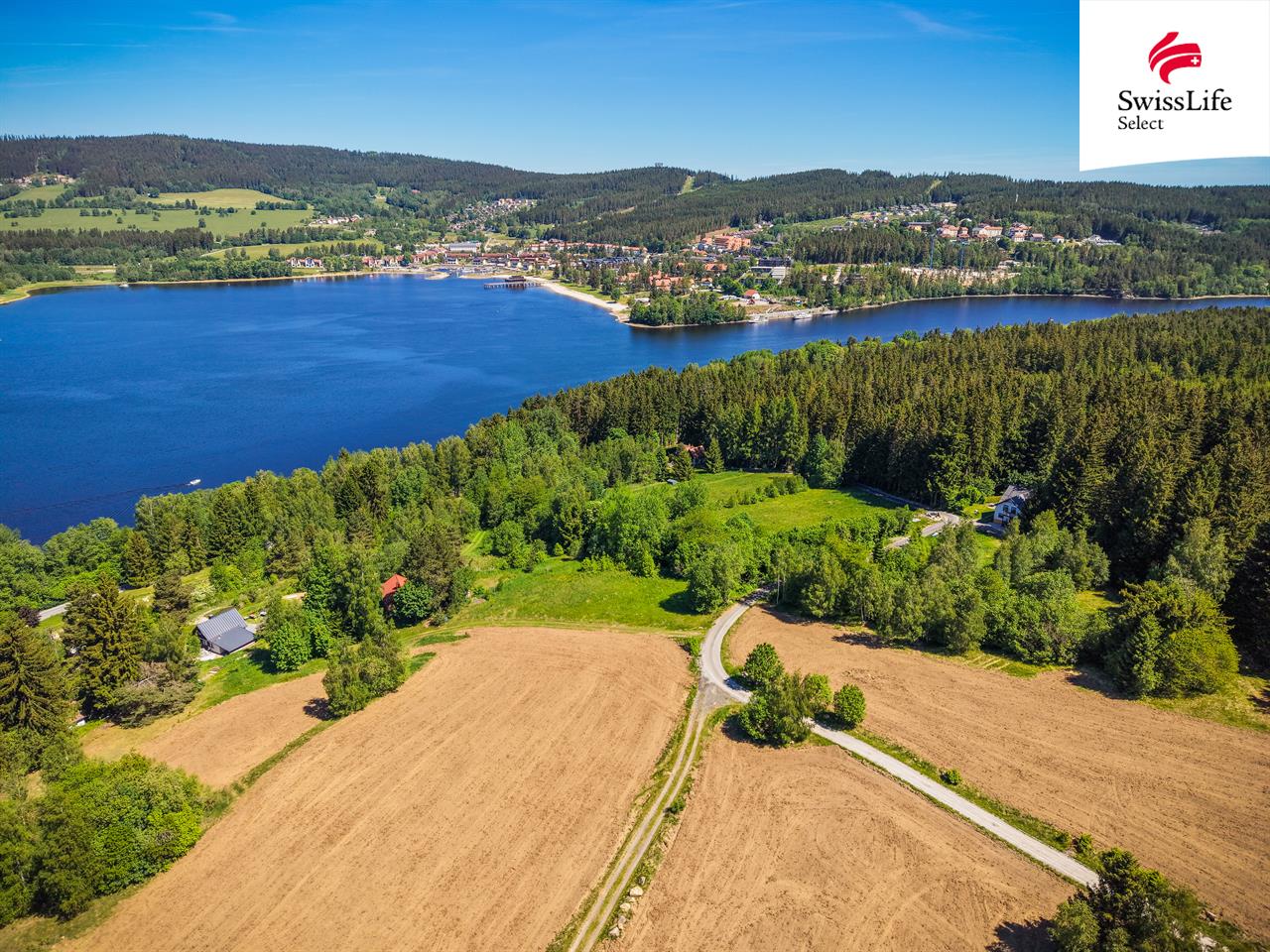 Prodej stavebního pozemku 1035 m2, Loučovice
