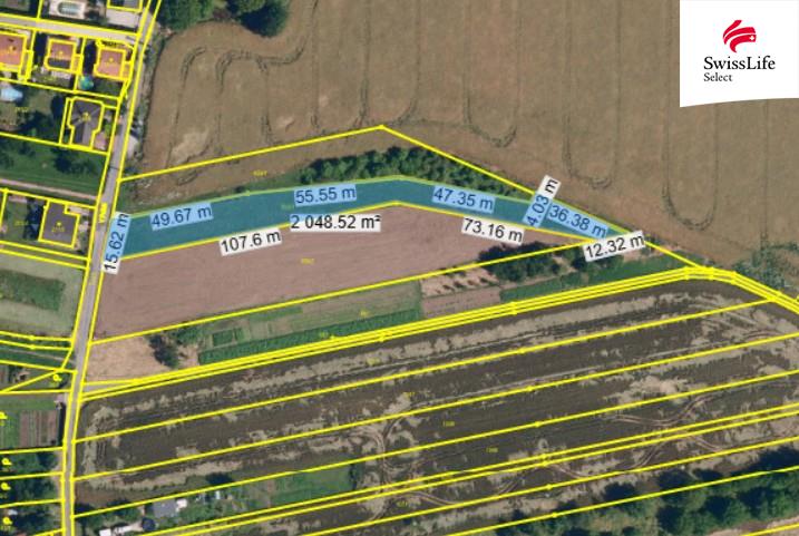 Prodej zahrady 2032 m2, Brno