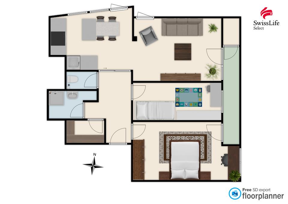 Prodej bytu 3+kk 83 m2 Petržílkova, Praha