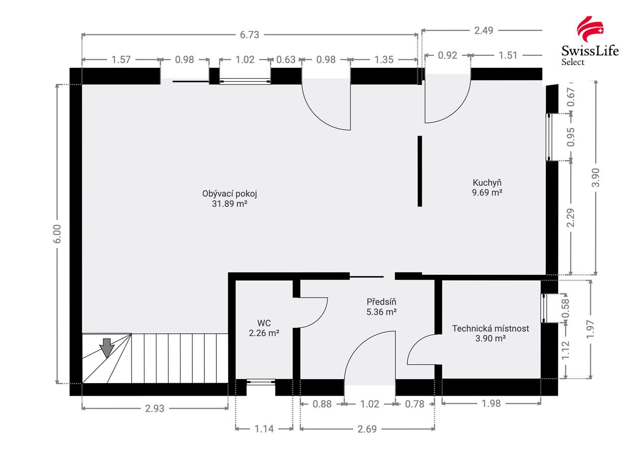 Prodej rodinného domu 115 m2 J. V. Sládka, Vlašim