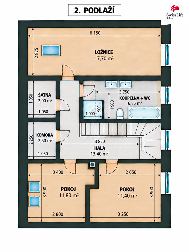 Prodej rodinného domu 186 m2 Růžová, Koloveč