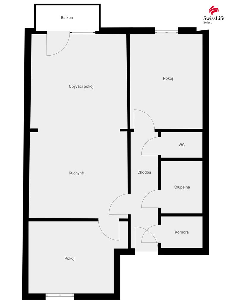 Prodej bytu 3+kk 66 m2 Vestecká, Nehvizdy