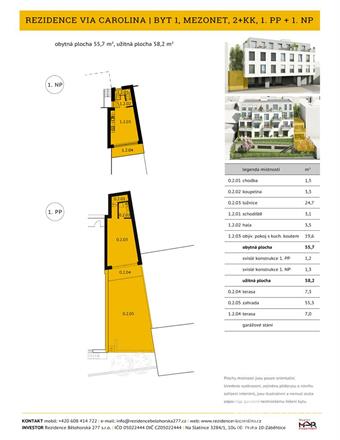 Prodej bytu 2+kk 58 m2 Bělohorská, Praha