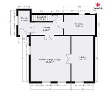 Prodej rodinného domu 72 m2 Okřesaneč