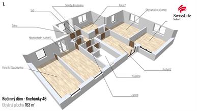 Prodej rodinného domu 163 m2, Kochánky