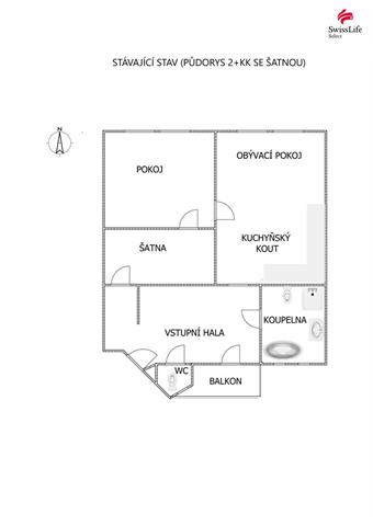 Prodej bytu 2+kk 66 m2 Klatovská třída, Plzeň