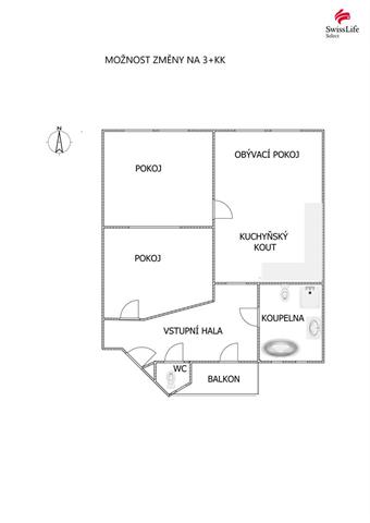 Prodej bytu 2+kk 66 m2 Klatovská třída, Plzeň