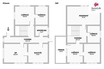 Prodej rodinného domu 135 m2 Na Dvorcích, Mnichovo Hradiště