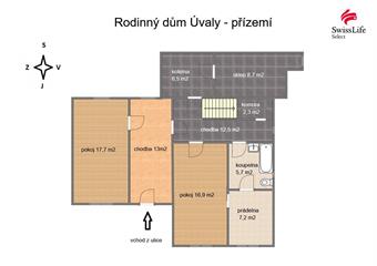 Prodej rodinného domu 165 m2 Kollárova, Úvaly