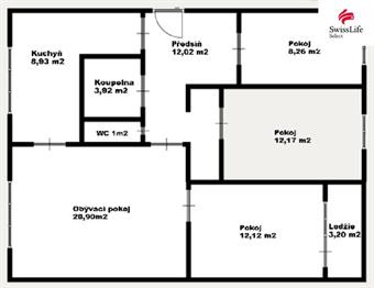 Prodej bytu 4+1 79 m2 Dlouhá, Olomouc