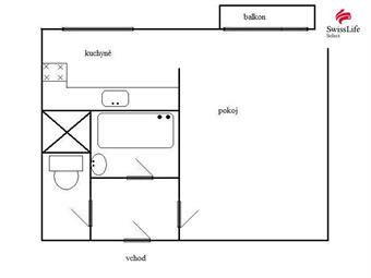 Pronájem bytu 1+kk 43 m2 Jiráskovo náměstí, Plzeň