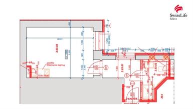 Pronájem bytu 1+kk 24 m2 Solní, Plzeň