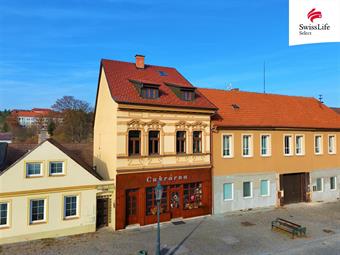 Prodej rodinného domu 490 m2 Žižkovo nám., Vlašim