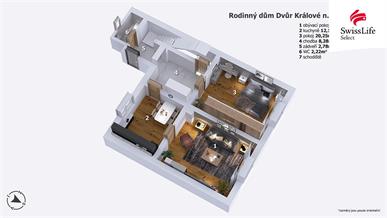 Prodej rodinného domu 90 m2 Vorlešská, Dvůr Králové nad Labem