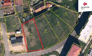 Prodej stavebního pozemku 788 m2, Kostelec