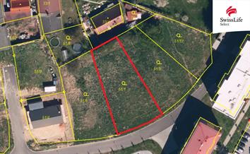 Prodej stavebního pozemku 852 m2, Kostelec