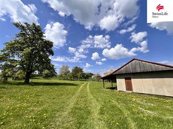 Prodej stavebního pozemku 3735 m2, Krsy