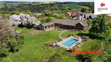 Prodej stavebního pozemku 3735 m2, Krsy