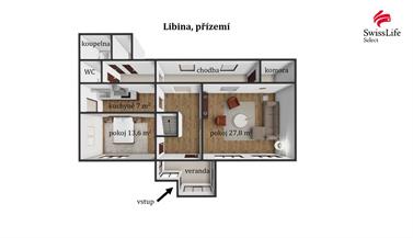 Prodej rodinného domu 148 m2, Libina