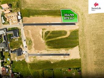 Prodej stavebního pozemku 873 m2 Kunětice