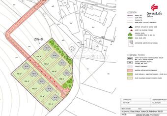 Prodej stavebního pozemku 1196 m2, Vokov