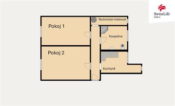 Prodej bytu 2+1 45 m2 Karlovarská, Nejdek