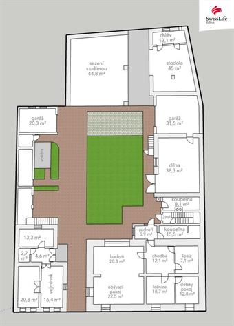 Prodej rodinného domu 550 m2, Moravany