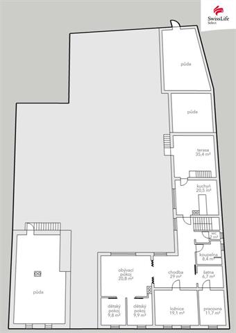 Prodej rodinného domu 550 m2, Moravany