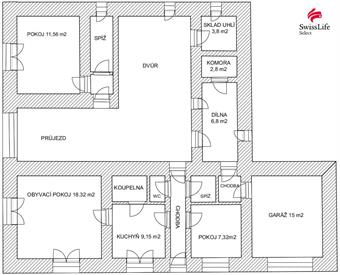 Prodej chalupy 90 m2, Bezděčí u Trnávky