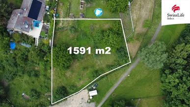 Prodej stavebního pozemku 1591 m2, Jeníkovice