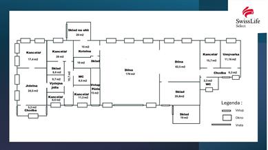 Prodej zemědělského objektu 1625 m2, Jeníkovice